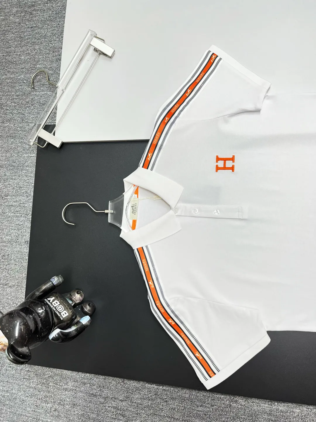 HERMES New Arrival Polo Same Style 210 ， Factory New Arrival Versatile : Black White Size：M-XXXL